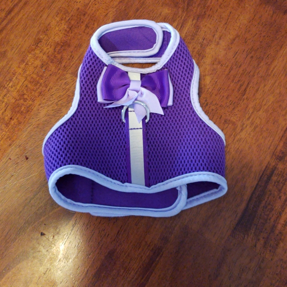 Puppy Harness Collar purple Size XS